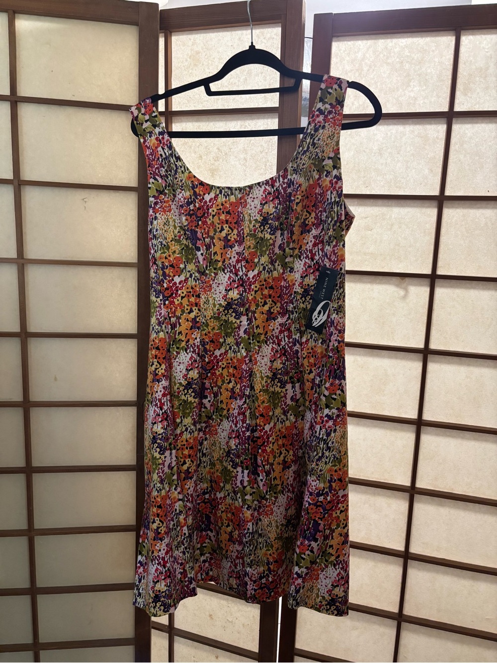Nine West Multicolor Floral Midi Dress